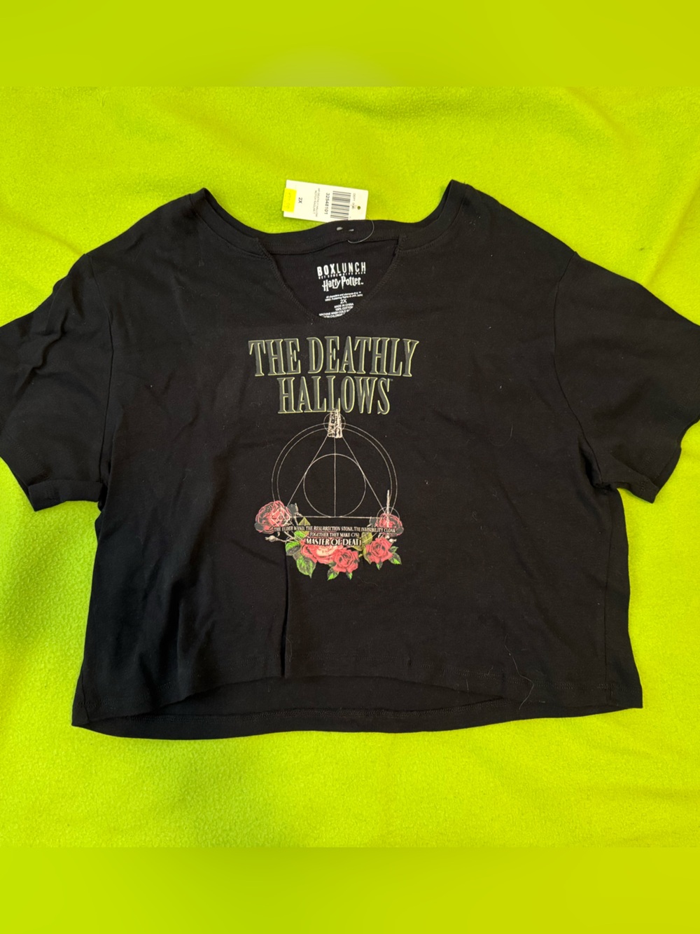 The Deathly Hallows Women’s Black Graphic T-Shirt